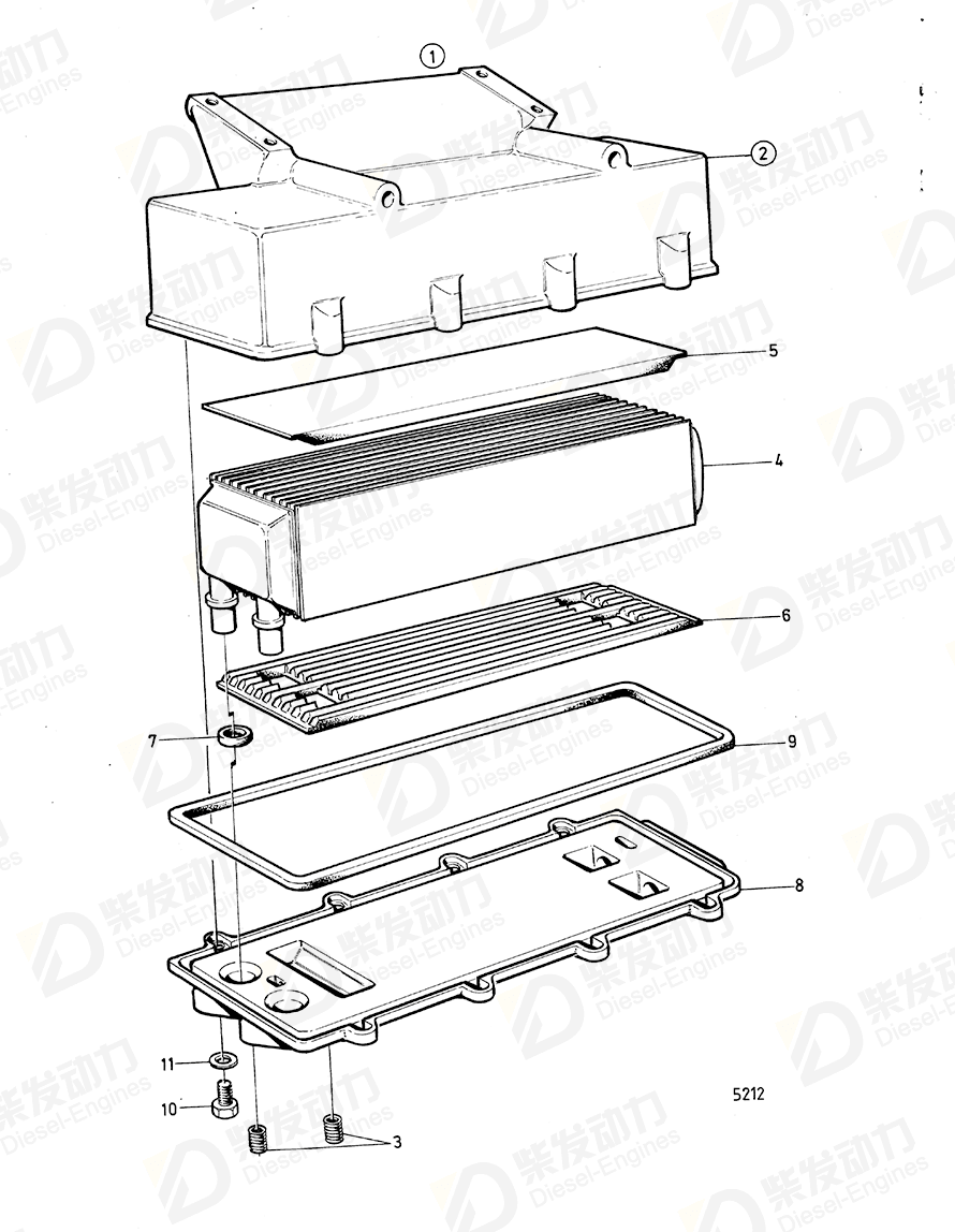 VOLVO Sealing ring 471465 Drawing